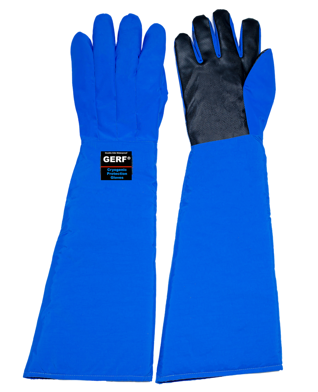 Double Waterproof - Extra Grip Shoulder-Length Cryogenic Gloves.