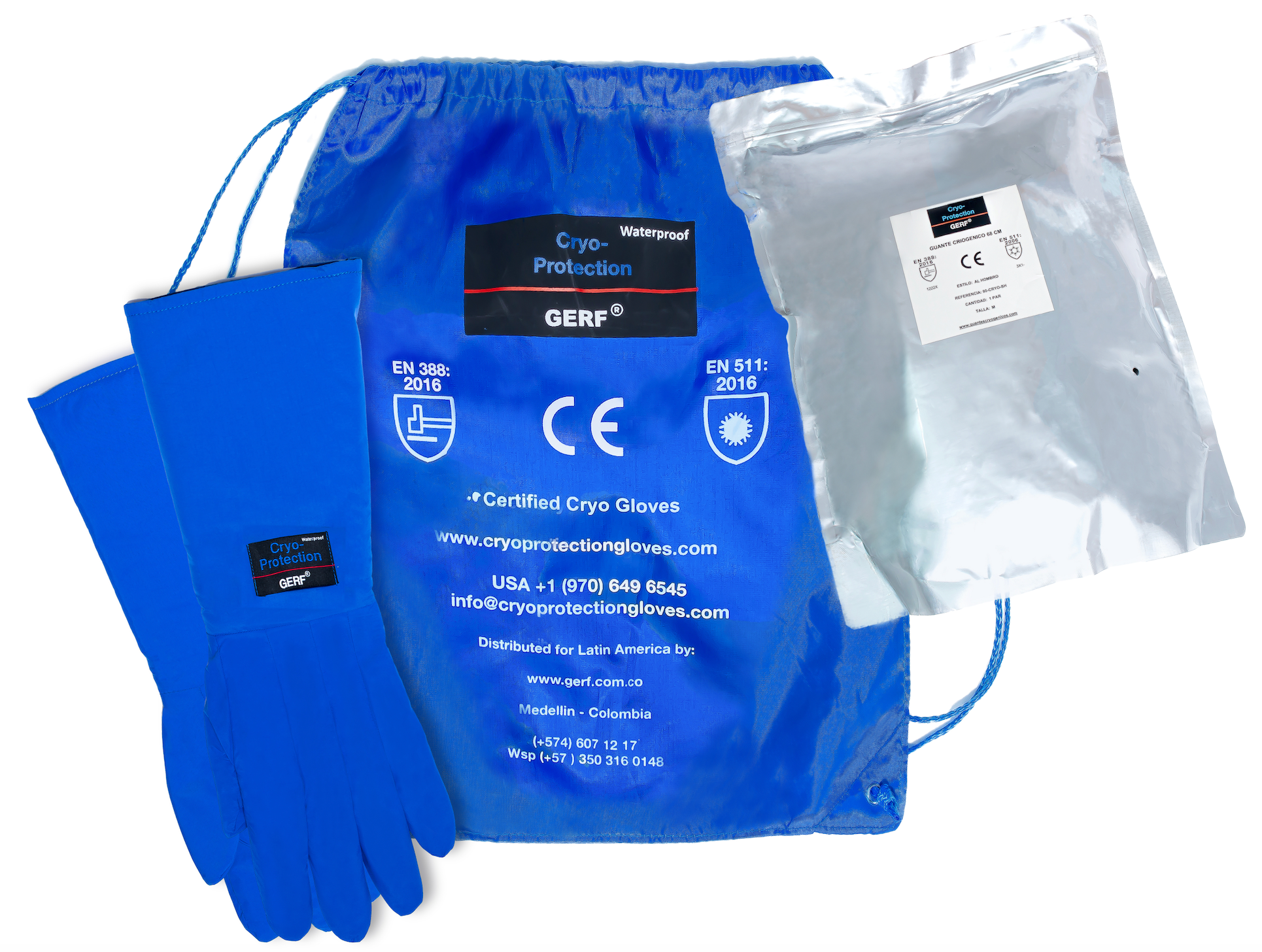 WATERPROOF CRYO GLOVES BEFORE ELBOW - GERF® Certified Safety Gloves
