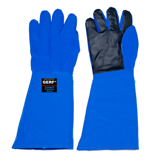 Double Waterproof - Extra Grip Before Elbow-Length Cryogenic Gloves.