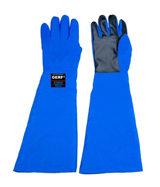 Double Waterproof - Extra Grip Elbow-Length Cryogenic Gloves.