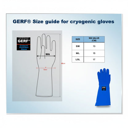 Double Waterproof Before Elbow-Length Cryogenic Gloves.
