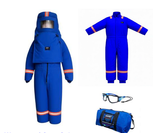 GERF® Waterproof Cryogenic Suit | Scuba Hood + Safety Glasses + Carry Bag | -196°C