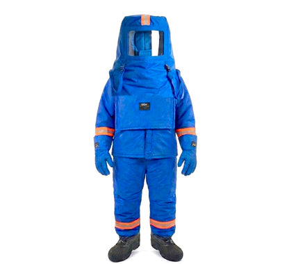GERF® Waterproof Cryogenic Suit Safety Kit | Full-Body PPE | Scuba Hood + Certified Gloves + Carry Bag | -196°C