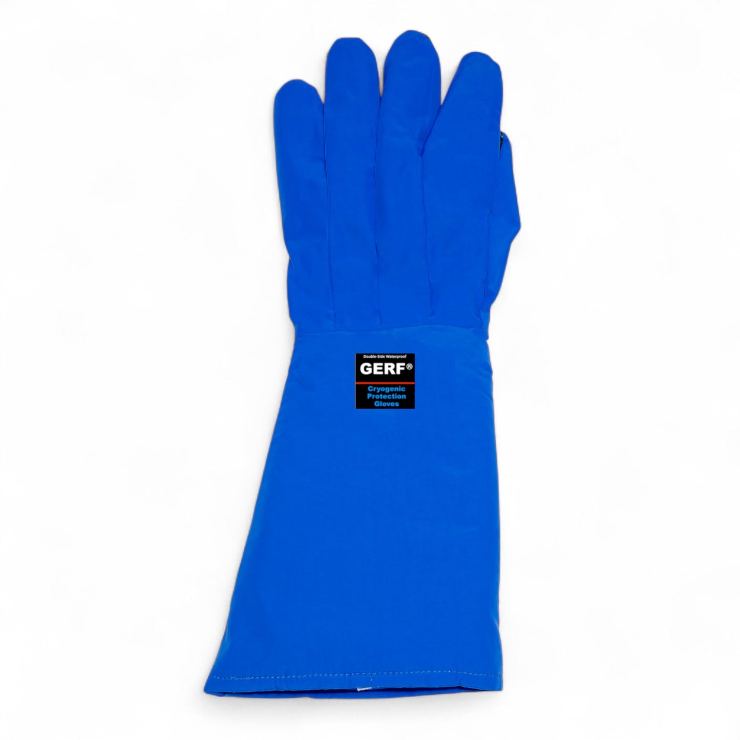 GERF® Certified Cryogenic Gloves azules, impermeables, con agarre extra y protección para temperaturas ultrabajas.