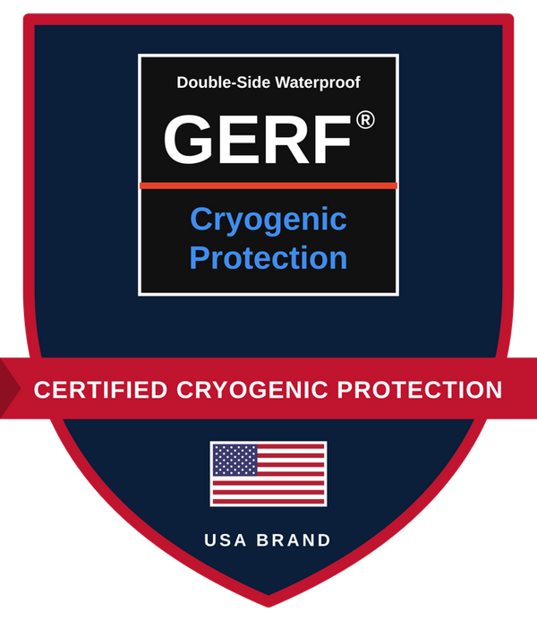 GERF® Certified Cryogenic Protection · USA Brand