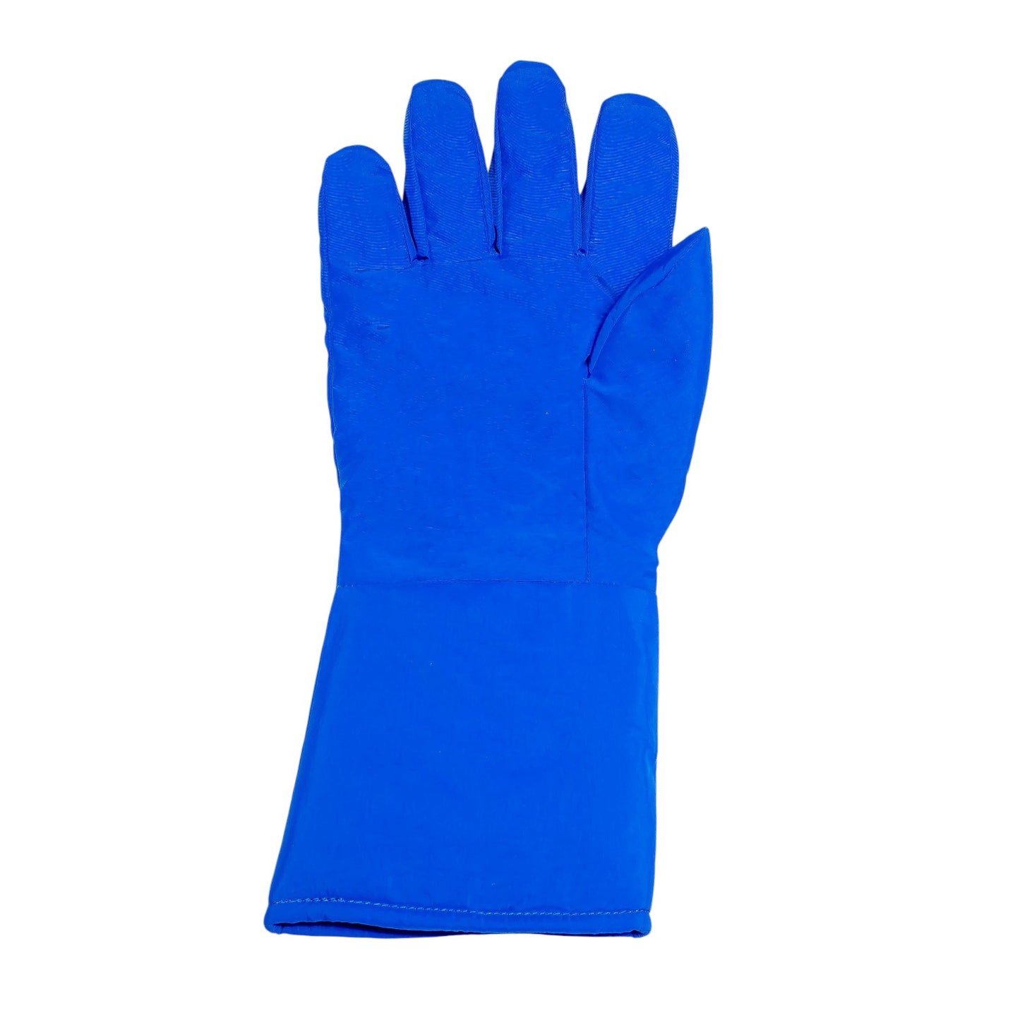 Guantes criogénicos GERF® azules de longitud media, impermeables y reforzados para un mejor agarre y protección contra salpicaduras.