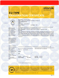 Intertek EU type-examination certificate