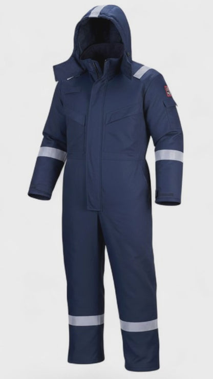 GERF® Cryogenic Suit | Flame-Resistant Antistatic Cold-Protection Coverall | Offshore Insulated | EN Certified · ATEX · CE CAT III
