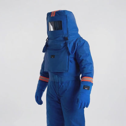 GERF® Waterproof Cryogenic Suit Safety Kit | Full-Body PPE | Scuba Hood + Certified Gloves + Boots + Carry Bag | -196°C